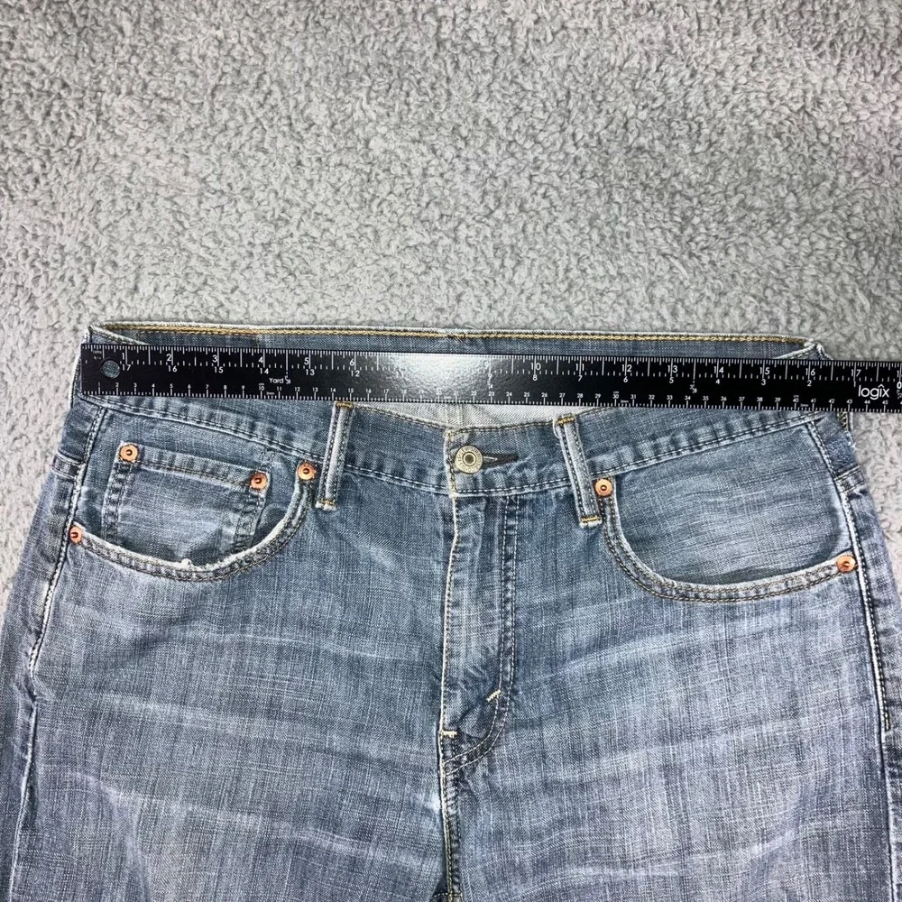 Levis 569 Jeans Men 32 Loose Straight Fit Medium Wash Casual‎ Western